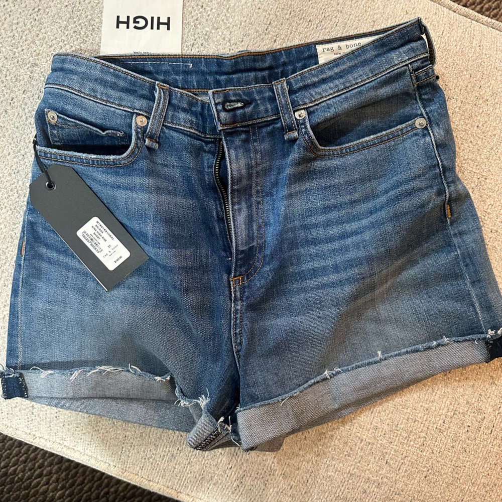 Rag and bone Nina high rise denim short